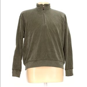 Orvis, Mens 1/4 Zip Pullover, XL, Loden Green